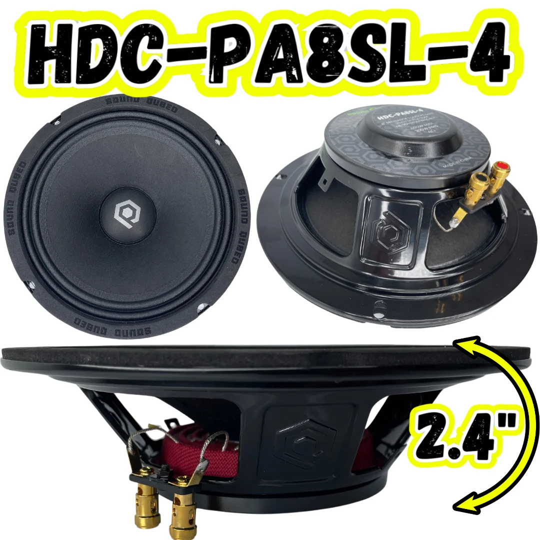 SoundQubed HDC-PA8SL 8" Ultra-Slim Neodymium Pro Audio Speaker – 4 Ohm – image 3