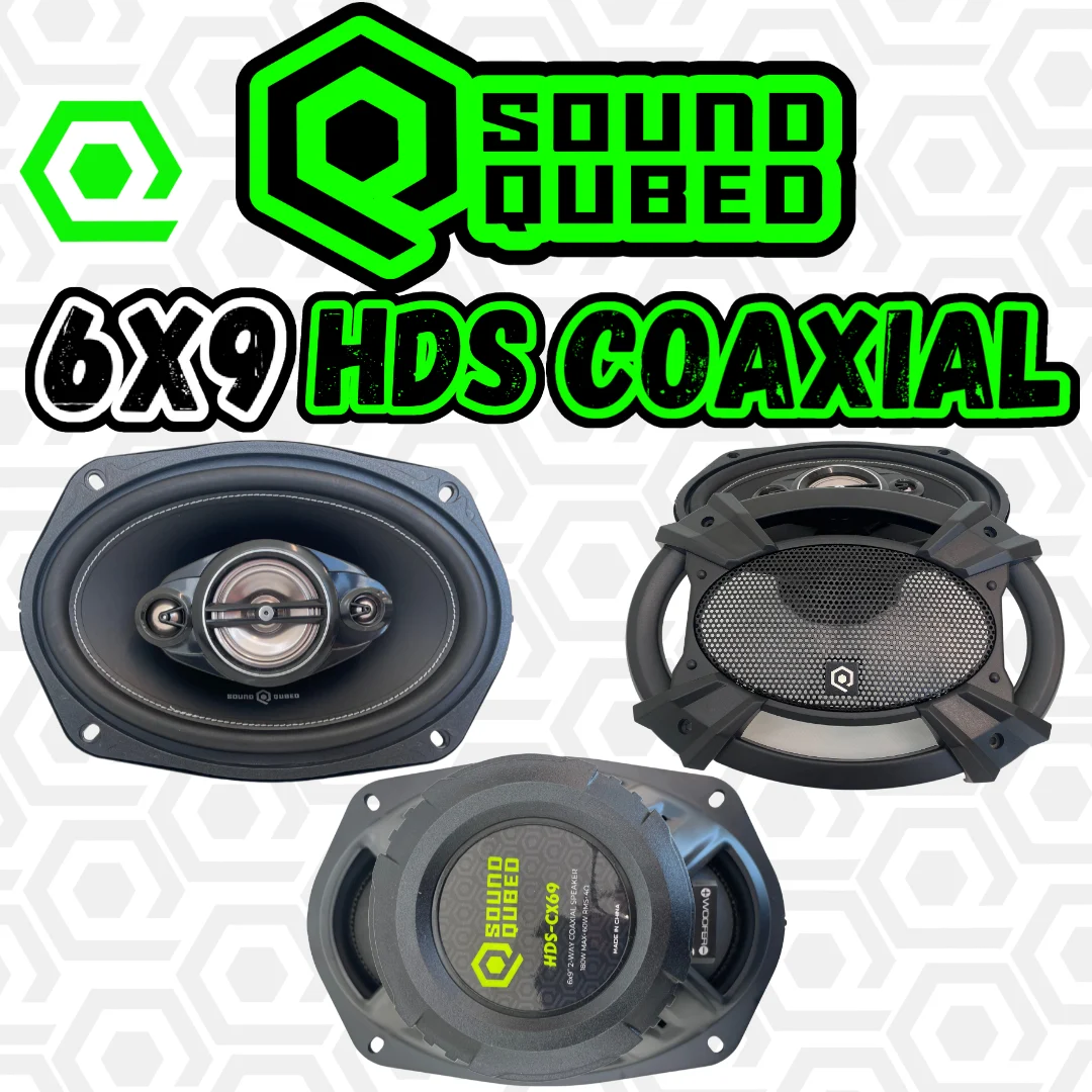 SoundQubed HDS 6x9" 3-Way Coaxial Speakers (Pair) – image 3