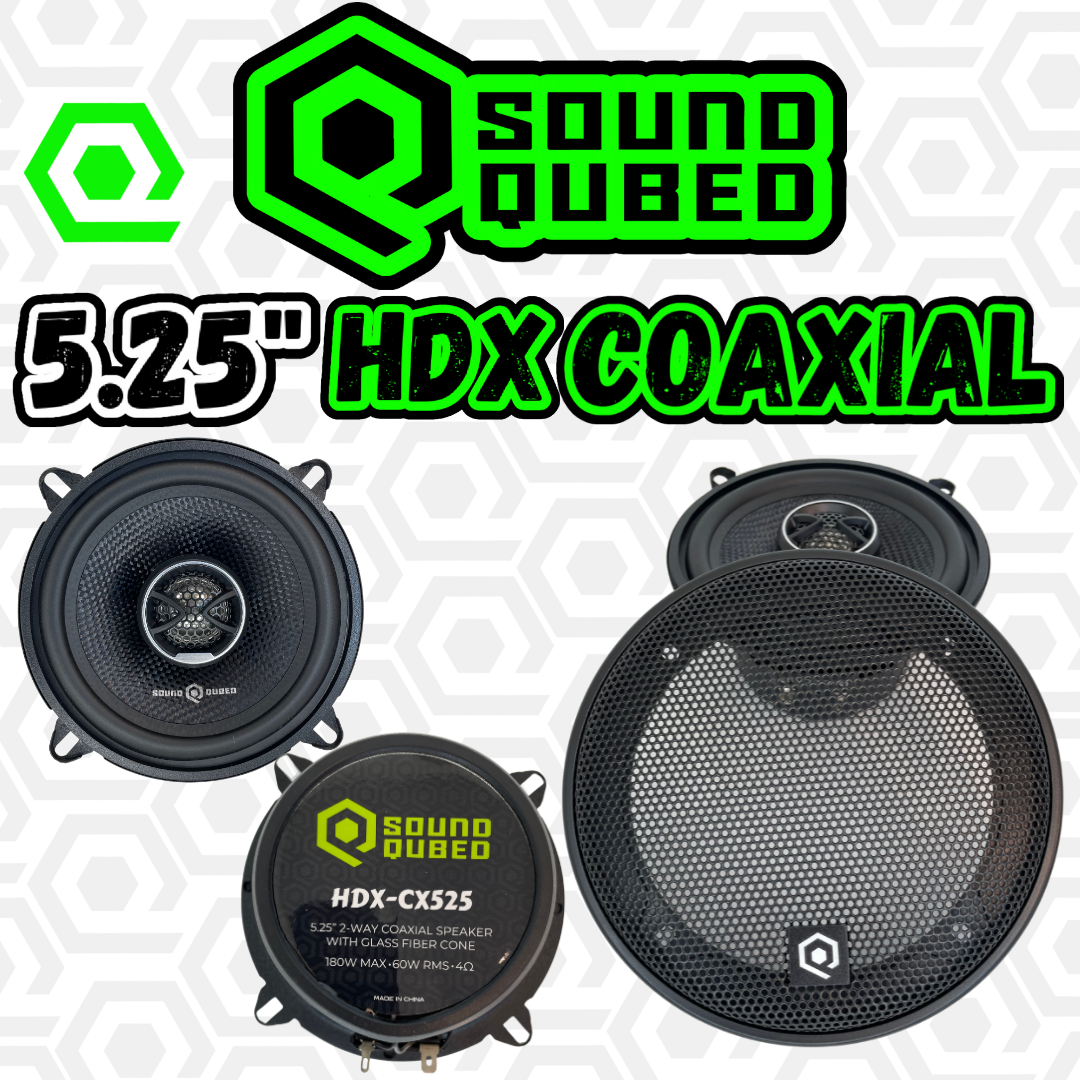 SoundQubed HDX 5.25" 2-Way Coaxial Speakers (Pair) – image 3