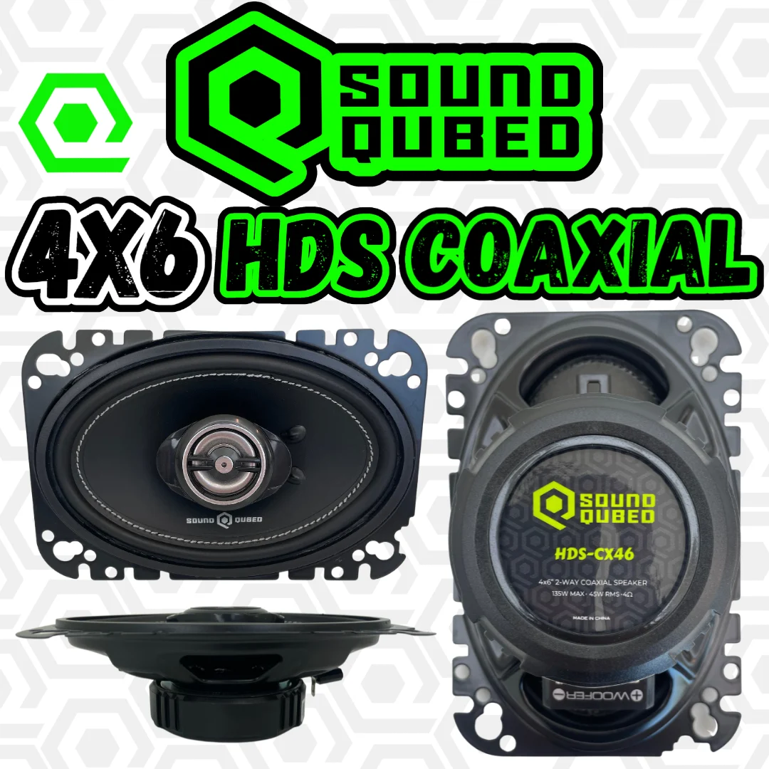 SoundQubed HDS 4x6" 2-Way Coaxial Speakers (Pair) – image 3