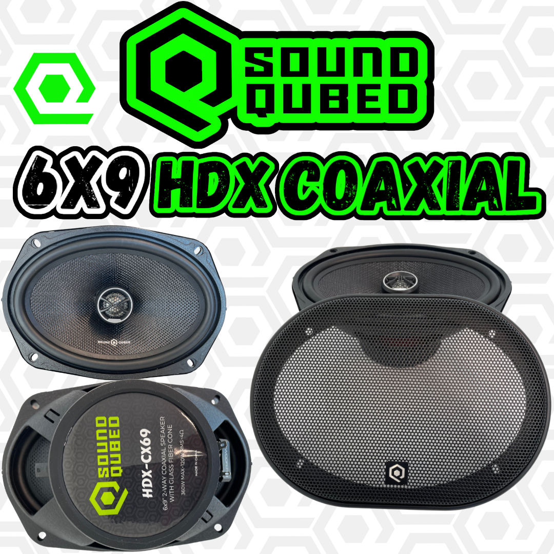 SoundQubed HDX 6x9" 2-Way Coaxial Speakers (Pair) – image 3