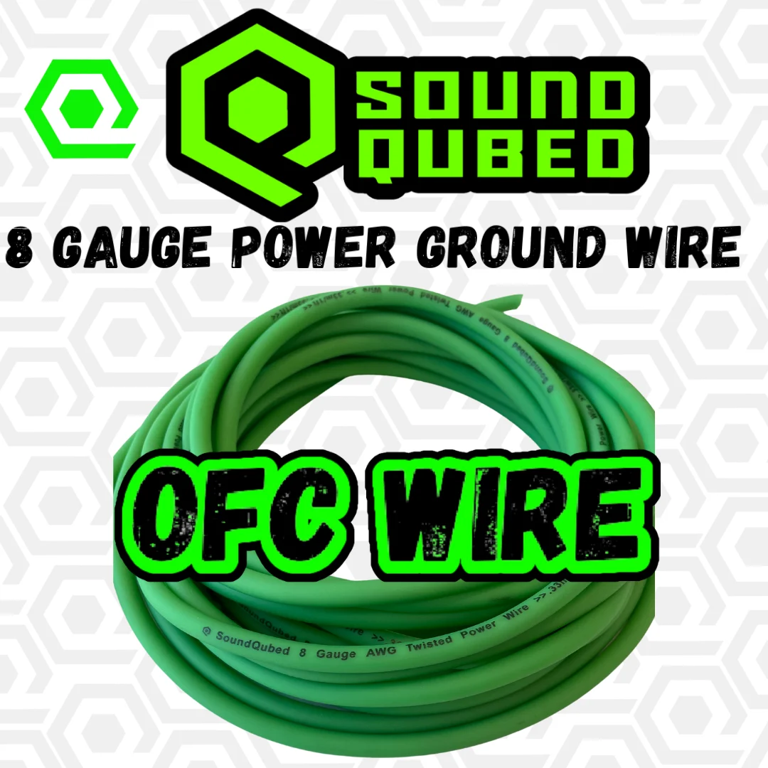 SoundQubed 8 Gauge OFC Power Wire – 250 ft, Green – image 2