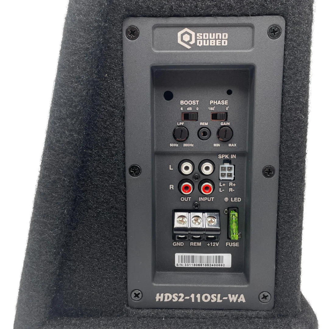 SoundQubed HDS2 10" Loaded Powered Wedge Subwoofer Enclosure – image 8