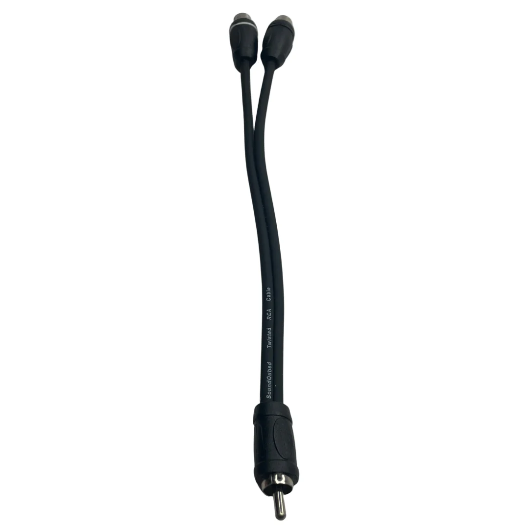 SoundQubed Twisted RCA Y-Splitter – image 5
