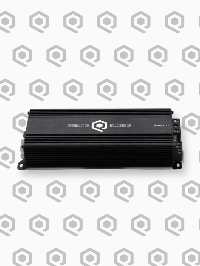 SoundQubed BG4-1400 Ultra-Compact Bagger 4-Channel Amplifier – 1,400W