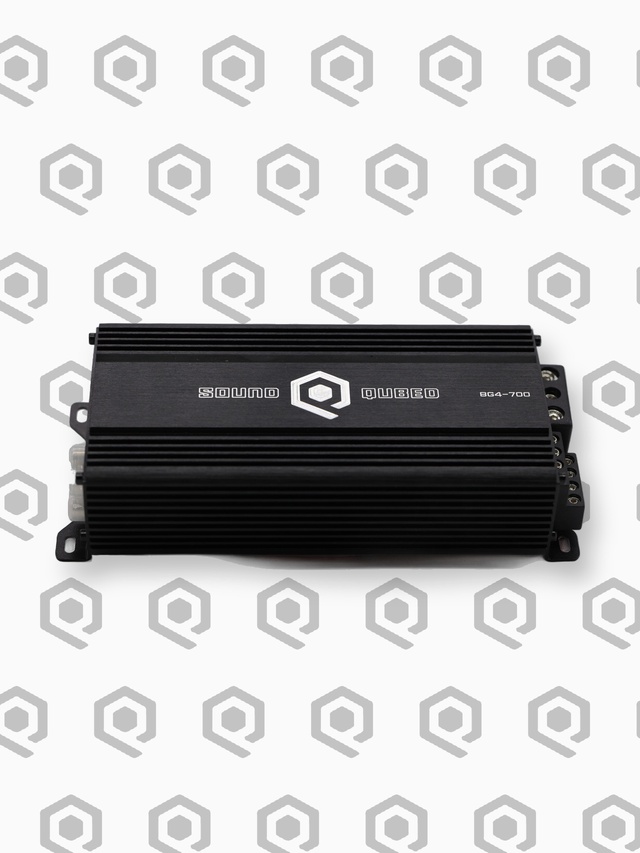 SoundQubed BG4-700 Ultra-Compact Bagger 4-Channel Amplifier – 700W