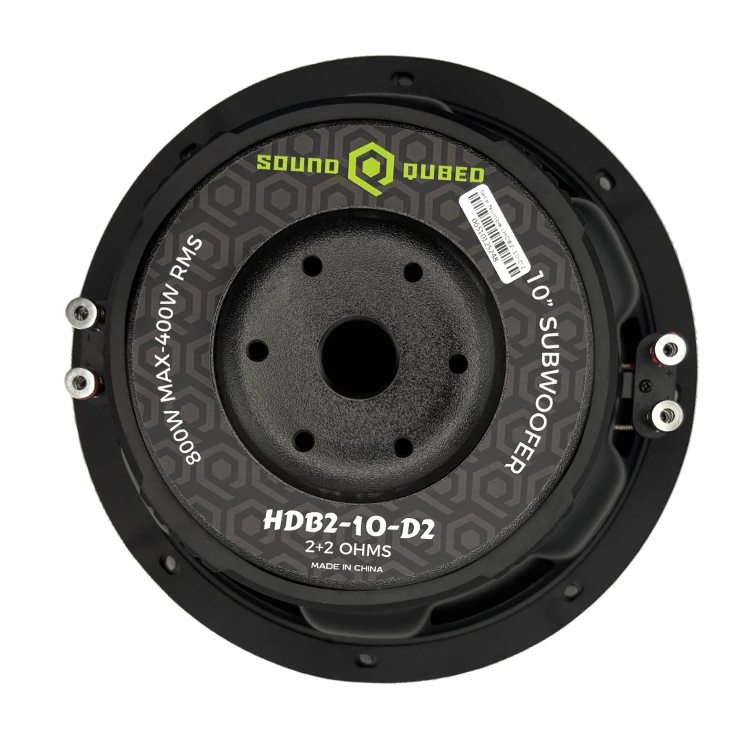 SoundQubed HDB2 10" Subwoofer – Dual 2 Ohm, 400W RMS / 800W Max – image 6