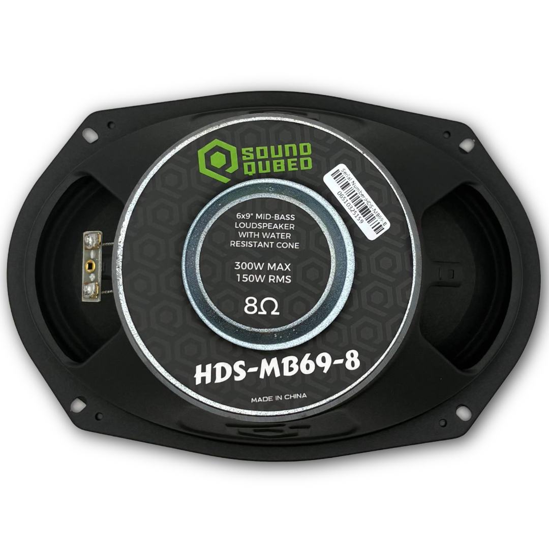 SoundQubed HDS 6x9" Midbass Speaker – 150W RMS, 8 Ohm, Water-Resistant Cone – image 4