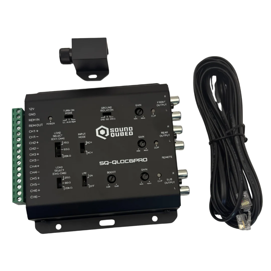 SoundQubed Q-LOC6 Pro 6-Channel Active Line Output Converter – image 2
