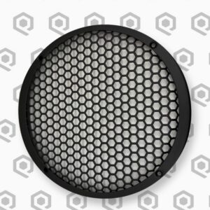 SoundQubed 10" Q-Shape Speaker Grille – Black