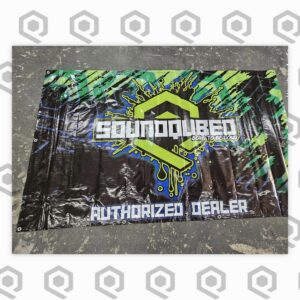 SoundQubed Authorized Dealer Banner – 3' x 5' Green (2025)