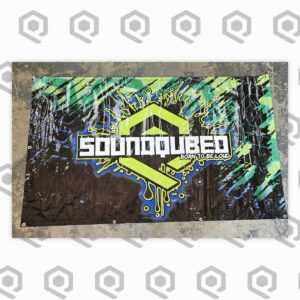 SoundQubed Banner – 3' x 5' Green (2025)
