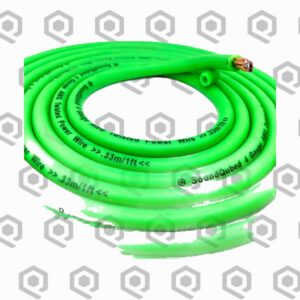 SoundQubed 4 Gauge CCA Power Wire – 100 ft, Green