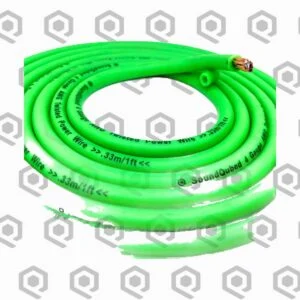 SoundQubed 4 Gauge CCA Power Wire – 100 ft, Green