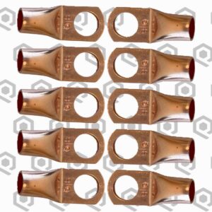 SoundQubed 4 Gauge Copper Ring Terminals