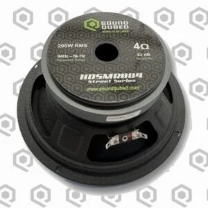 SoundQubed HDS 8" Pro Audio Coaxial Midrange – 200W RMS, 4 Ohm (Pair)
