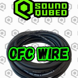 SoundQubed 8 Gauge OFC Power Wire – 250 ft, Black