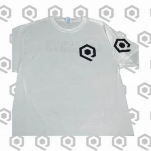 SoundQubed Logo T-Shirt – White with Black Logo