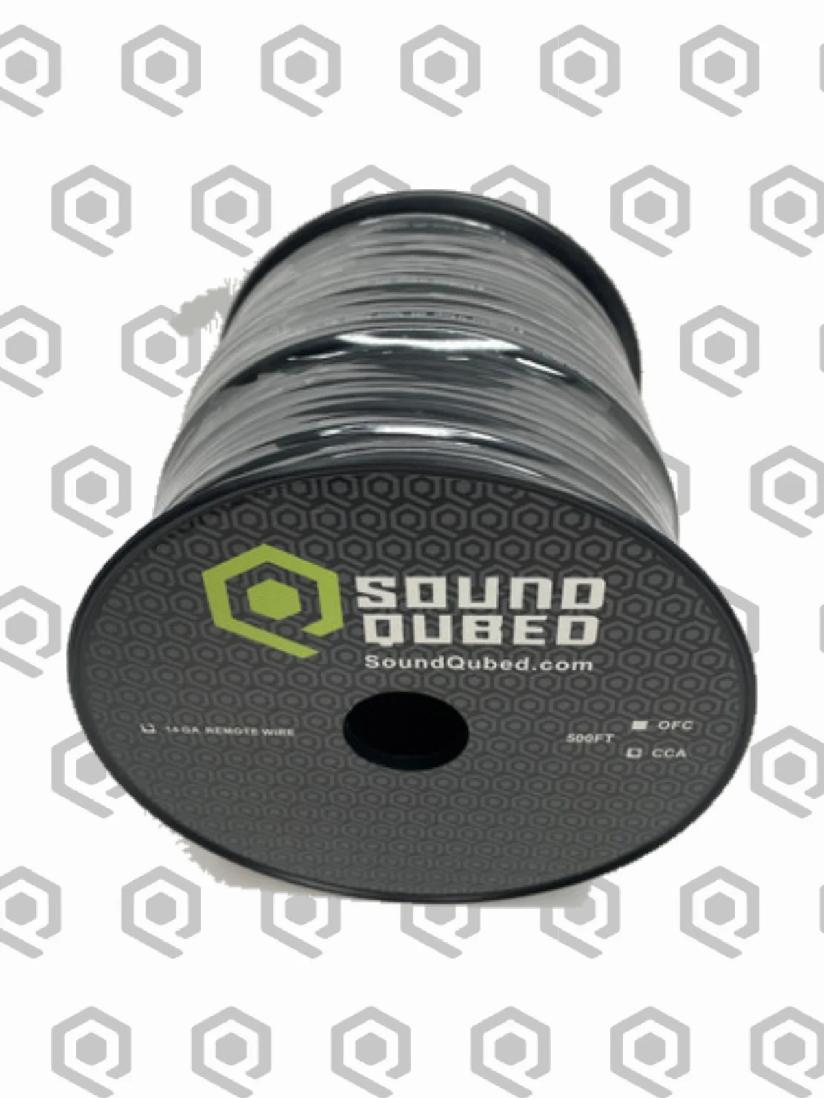 SoundQubed 14 Gauge CCA Remote / Primary Wire – 500 ft, Black