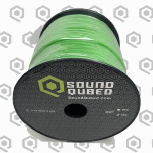 SoundQubed 14 Gauge CCA Remote / Primary Wire – 500 ft, Green