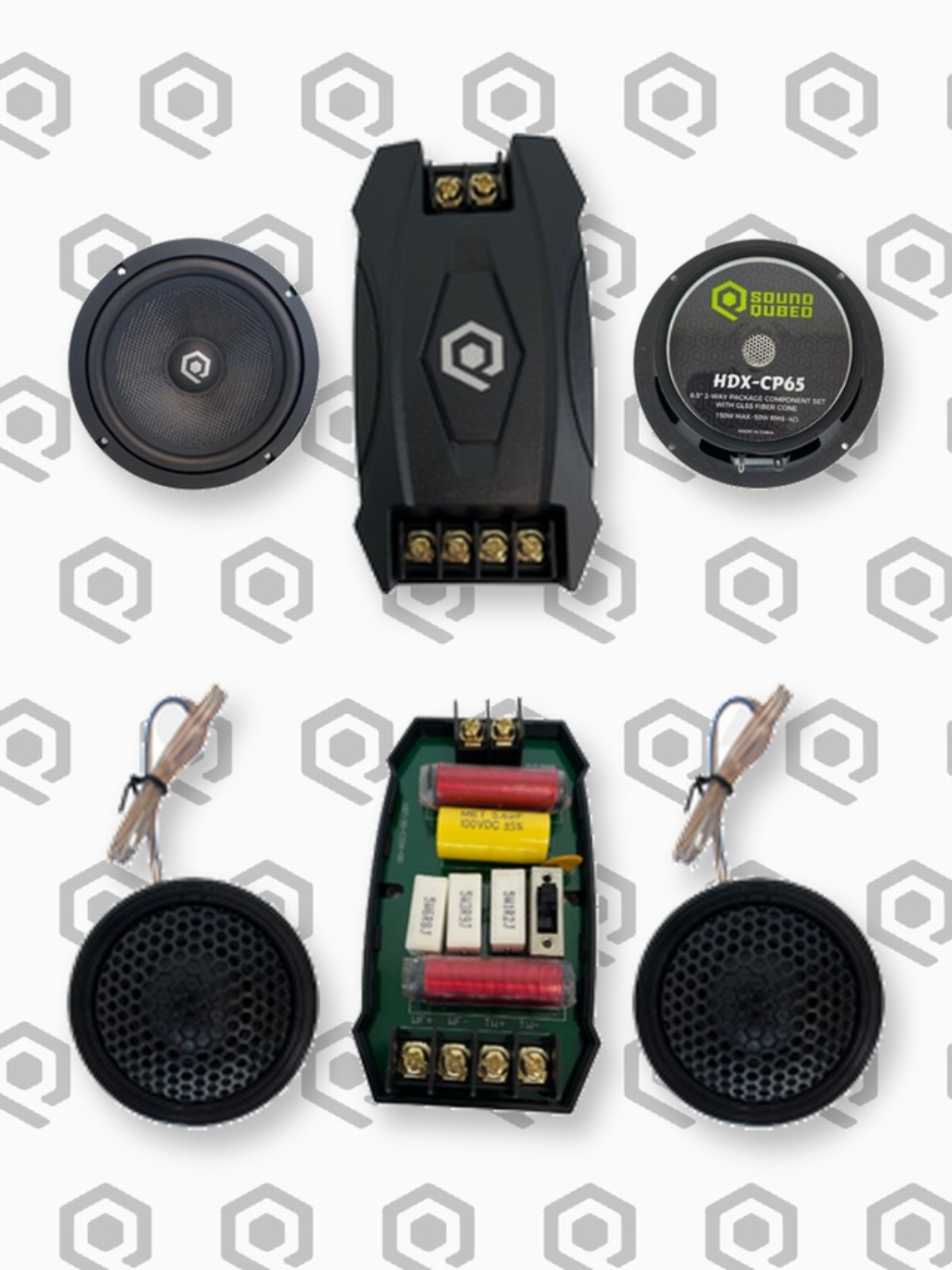 SoundQubed HDX 6.5" Component Speaker Set (Pair)