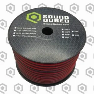 SoundQubed 12 Gauge CCA Speaker Wire – 300 ft, Red