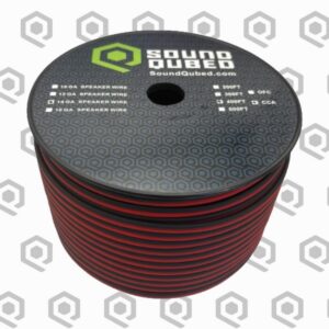 SoundQubed 14 Gauge CCA Speaker Wire – 400 ft, Red
