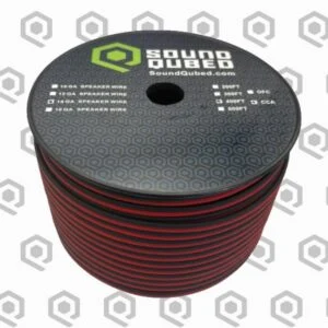 SoundQubed 14 Gauge CCA Speaker Wire – 400 ft, Red